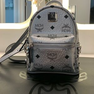 Silver Original MCM backpack